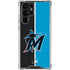 MLB Miami Marlins Split Galaxy S23 Ultra Clear Case