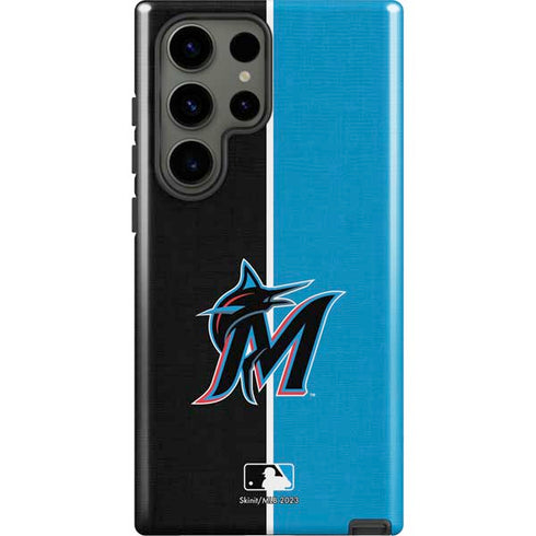 MLB Miami Marlins Split Galaxy S23 Ultra Pro Case