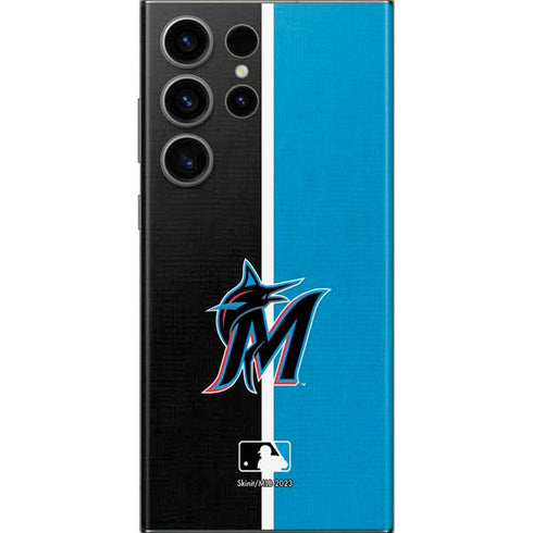 MLB Miami Marlins Split Galaxy Skins