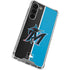MLB Miami Marlins Split Galaxy S24 FE Clear Case