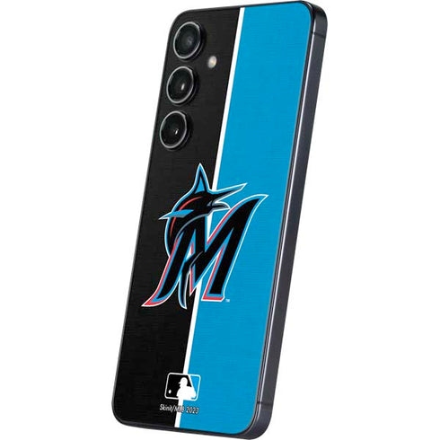 MLB Miami Marlins Split Galaxy S24 Plus Skin