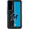 MLB Miami Marlins Split Galaxy S24 Plus Waterproof Case