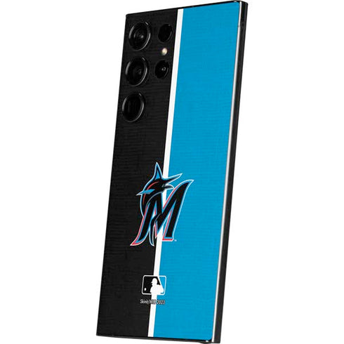 MLB Miami Marlins Split Galaxy S25 Ultra Skin