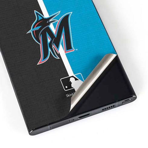 MLB Miami Marlins Split Galaxy S25 Ultra Skin