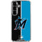 MLB Miami Marlins Split Galaxy S26 Clear Case