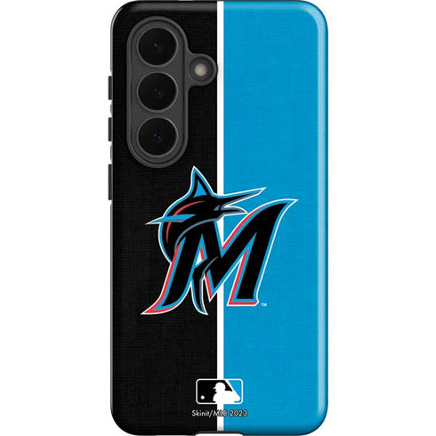 MLB Miami Marlins Split Galaxy S26 Impact Case
