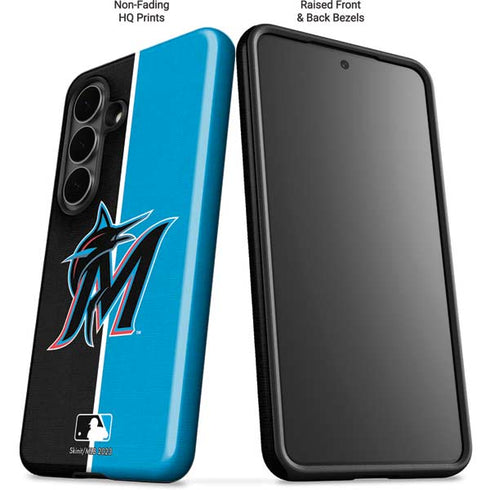 MLB Miami Marlins Split Galaxy S26 Impact Case