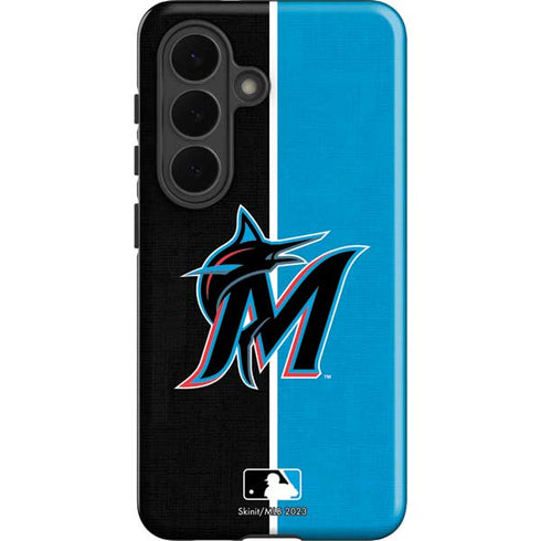 MLB Miami Marlins Split Galaxy S26 Plus Impact Case