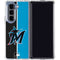 MLB Miami Marlins Split Galaxy Z Fold5 5G Clear Case