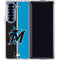 MLB Miami Marlins Split Galaxy Z Fold6 Clear Case
