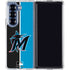 MLB Miami Marlins Split Galaxy Z Fold7 Clear Case