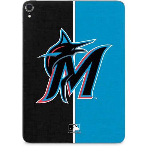MLB Miami Marlins Split Apple iPad Pro Skin