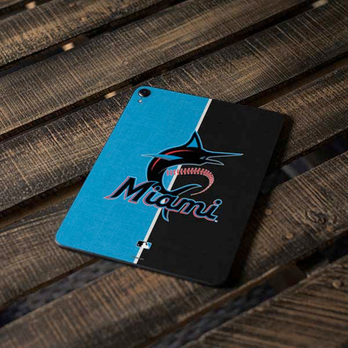 MLB Miami Marlins Split Apple iPad Pro Skin