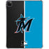 MLB Miami Marlins Split iPad Pro 11in (2024) Clear Case