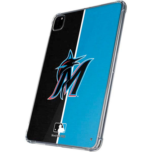 MLB Miami Marlins Split iPad Pro 11in (2024) Clear Case