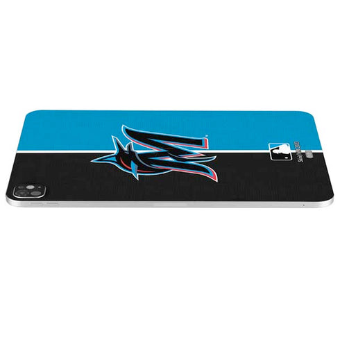 MLB Miami Marlins Split iPad Pro 13in M4 (2024) Skin
