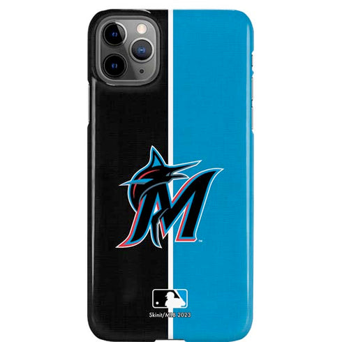 MLB Miami Marlins Split iPhone Cases