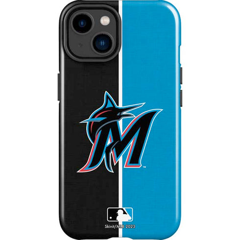 MLB Miami Marlins Split iPhone 15 Impact Case