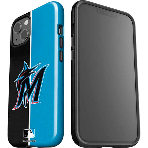MLB Miami Marlins Split iPhone 15 Impact Case