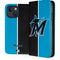 MLB Miami Marlins Split iPhone 15 Plus Folio Case