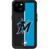 MLB Miami Marlins Split iPhone 15 Plus Waterproof Case