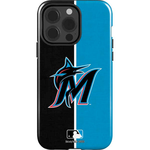 MLB Miami Marlins Split iPhone 15 Pro Impact Case