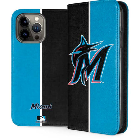 MLB Miami Marlins Split iPhone Cases