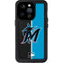 MLB Miami Marlins Split iPhone 15 Pro Waterproof Case