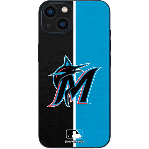 MLB Miami Marlins Split iPhone 15 Skin