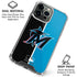 MLB Miami Marlins Split iPhone 16 Pro Clear Case