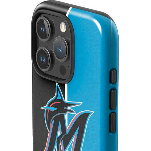 MLB Miami Marlins Split iPhone 16 Pro Impact Case