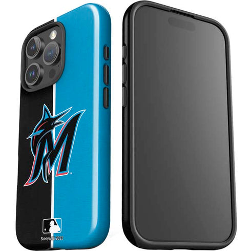 MLB Miami Marlins Split iPhone 16 Pro Impact Case