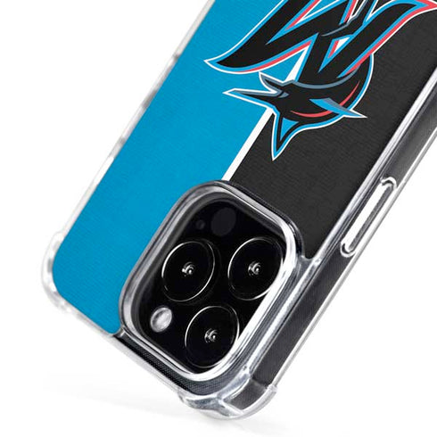 MLB Miami Marlins Split iPhone 16 Pro Max MagSafe Case