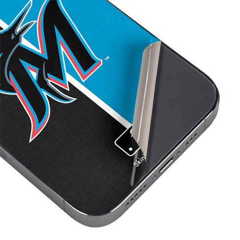 MLB Miami Marlins Split iPhone 16 Pro Skin