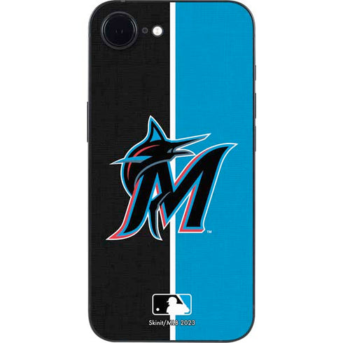 MLB Miami Marlins Split iPhone 16e Skin