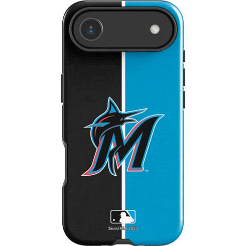 MLB Miami Marlins Split iPhone 17 Air Impact Case
