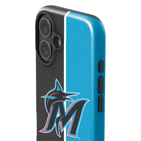 MLB Miami Marlins Split iPhone 17 Impact Case