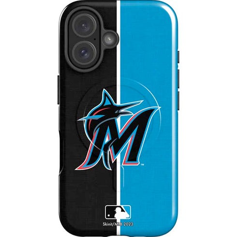MLB Miami Marlins Split iPhone 17 Magsafe Impact Case