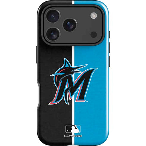 MLB Miami Marlins Split iPhone 17 Pro Impact Case