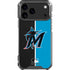 MLB Miami Marlins Split iPhone 17 Pro Max Clear Case
