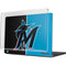 MLB Miami Marlins Split MacBook Pro 14in (2021-24) Case plus Skin