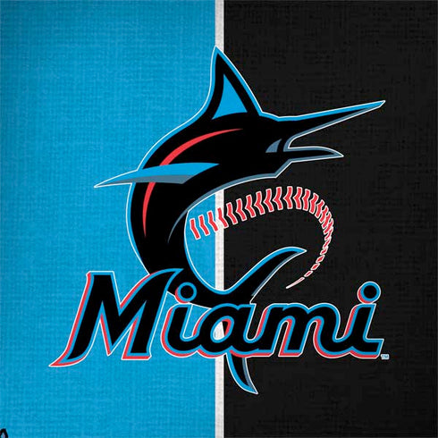 MLB Miami Marlins Split MacBook Skins
