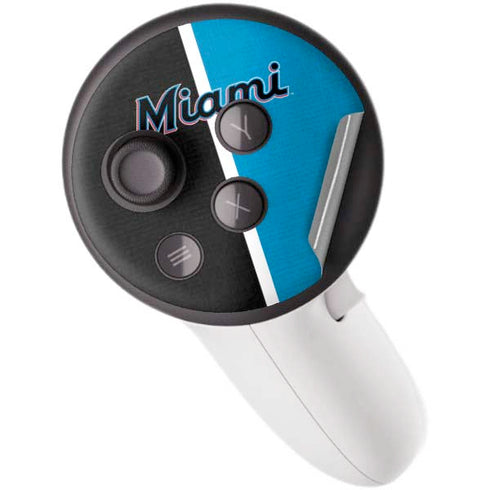 MLB Miami Marlins Split Meta Quest 3S Skin