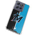 MLB Miami Marlins Split Moto G 5G (2025) Clear Case