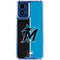 MLB Miami Marlins Split Moto G Play 4G (2024) Clear Case