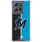 MLB Miami Marlins Split Moto G Stylus 5G (2025) Clear Case