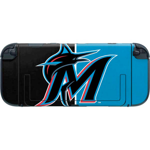 MLB Miami Marlins Split Nintendo Switch 2 (2025) with Joy-Con Skin