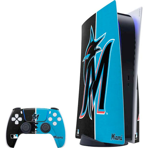 MLB Miami Marlins Split PlayStation PS5 Skins