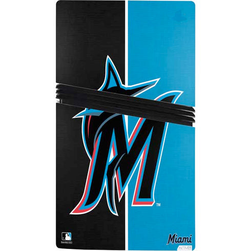 MLB Miami Marlins Split PS5 Pro Bundle Skin