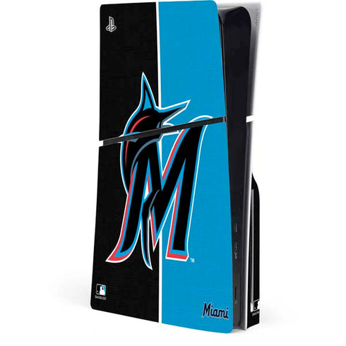 MLB Miami Marlins Split PlayStation PS5 Skins